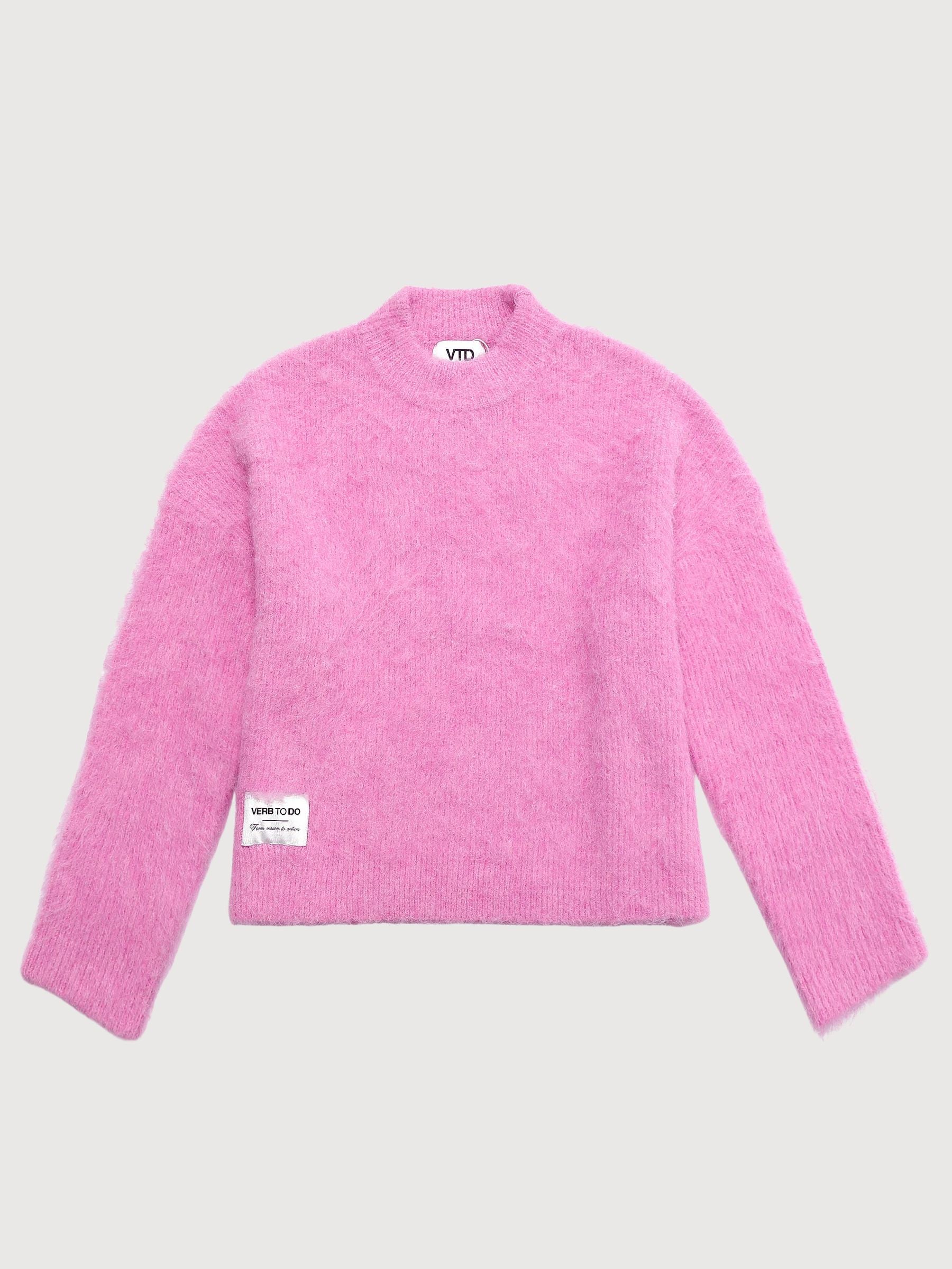 Pullover-Jersey, rosa | Verb To Do