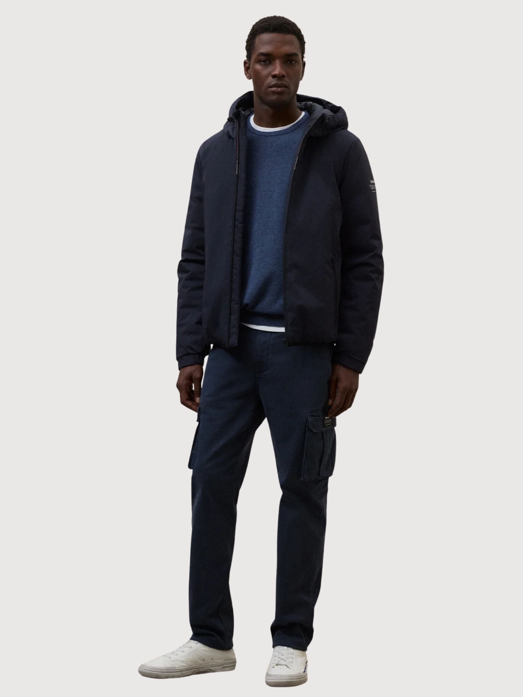 Men's Cartes Jacket Deep  Navy | ECOALF