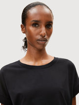 T-Shirt Idaara Black Woman | Armedangels