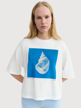 T-Shirt Lena Tesoro Marino Donna | Thinking Mu