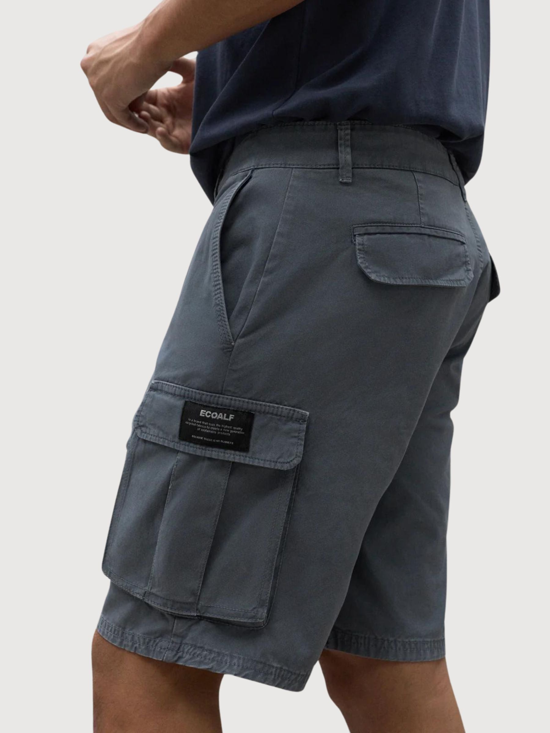 Pantaloncini Lima grigio cotone organico | Ecoalf