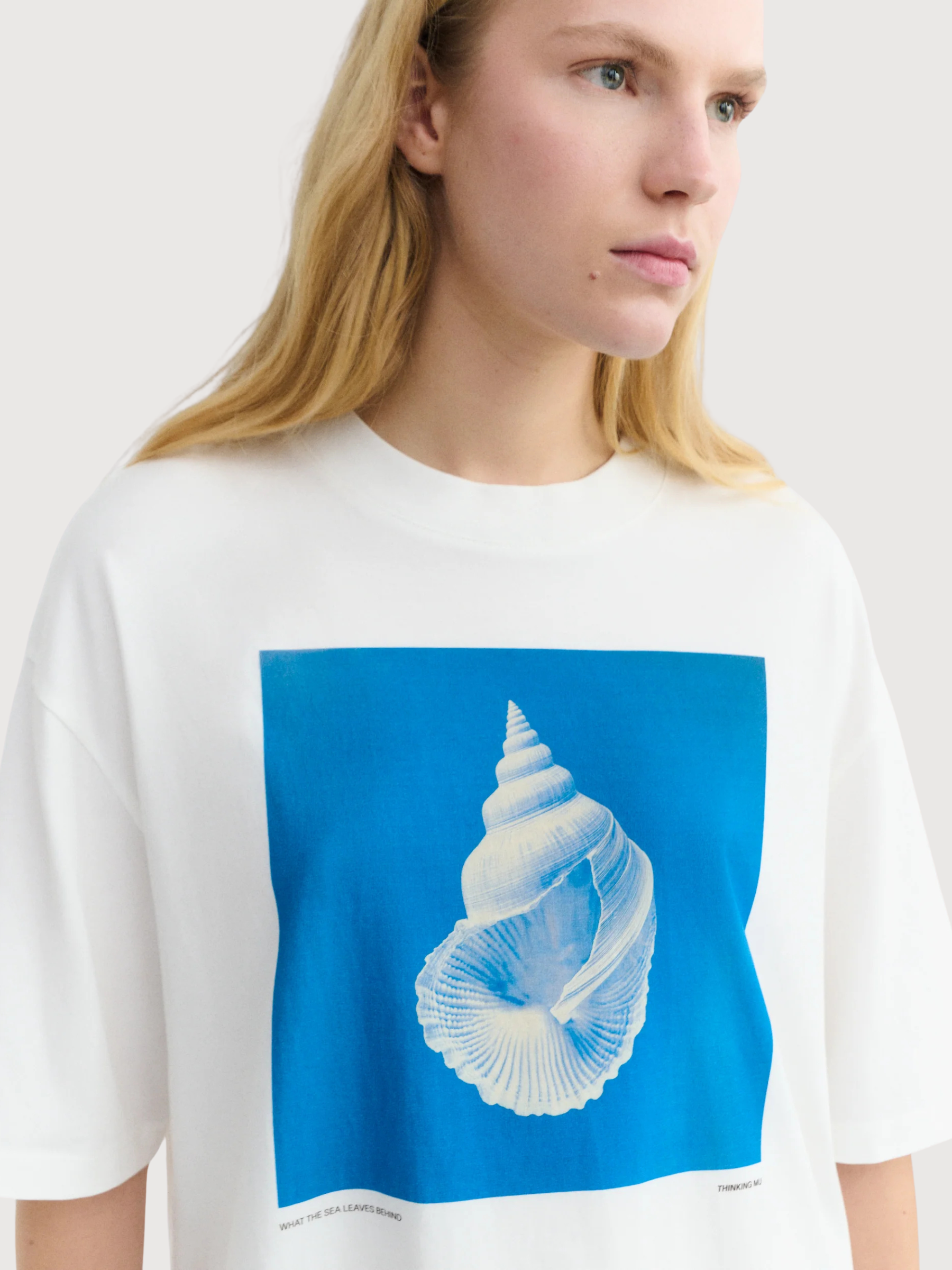 T-Shirt Lena Tesoro Marino Donna | Thinking Mu