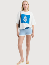 T-Shirt Lena Tesoro Marino Donna | Thinking Mu
