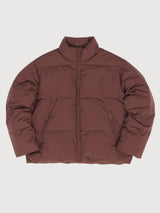 Giacca imbottita vestibilità ampia marrone donna | Mazine