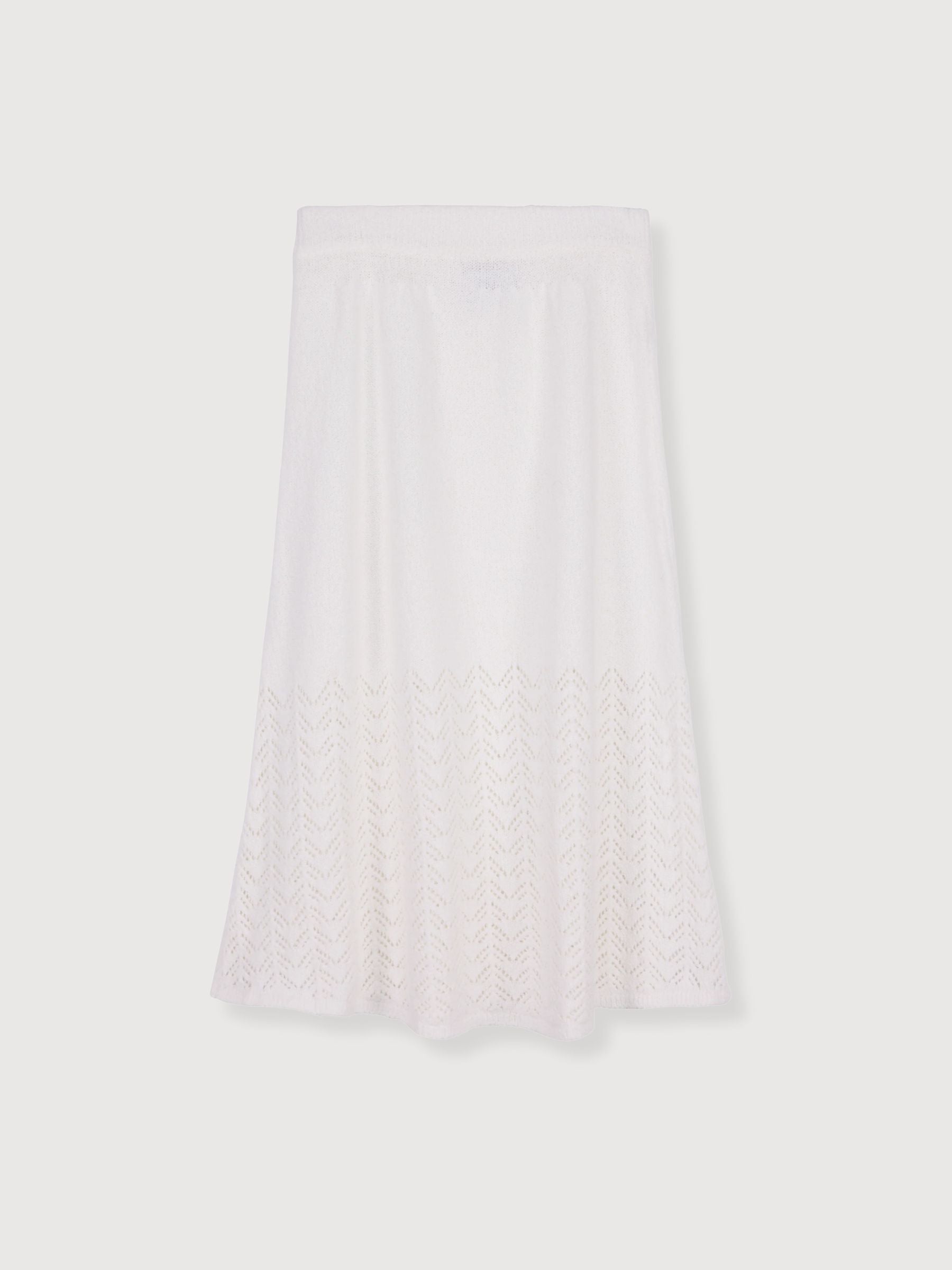Gonna in maglia Milja bianca | Makia