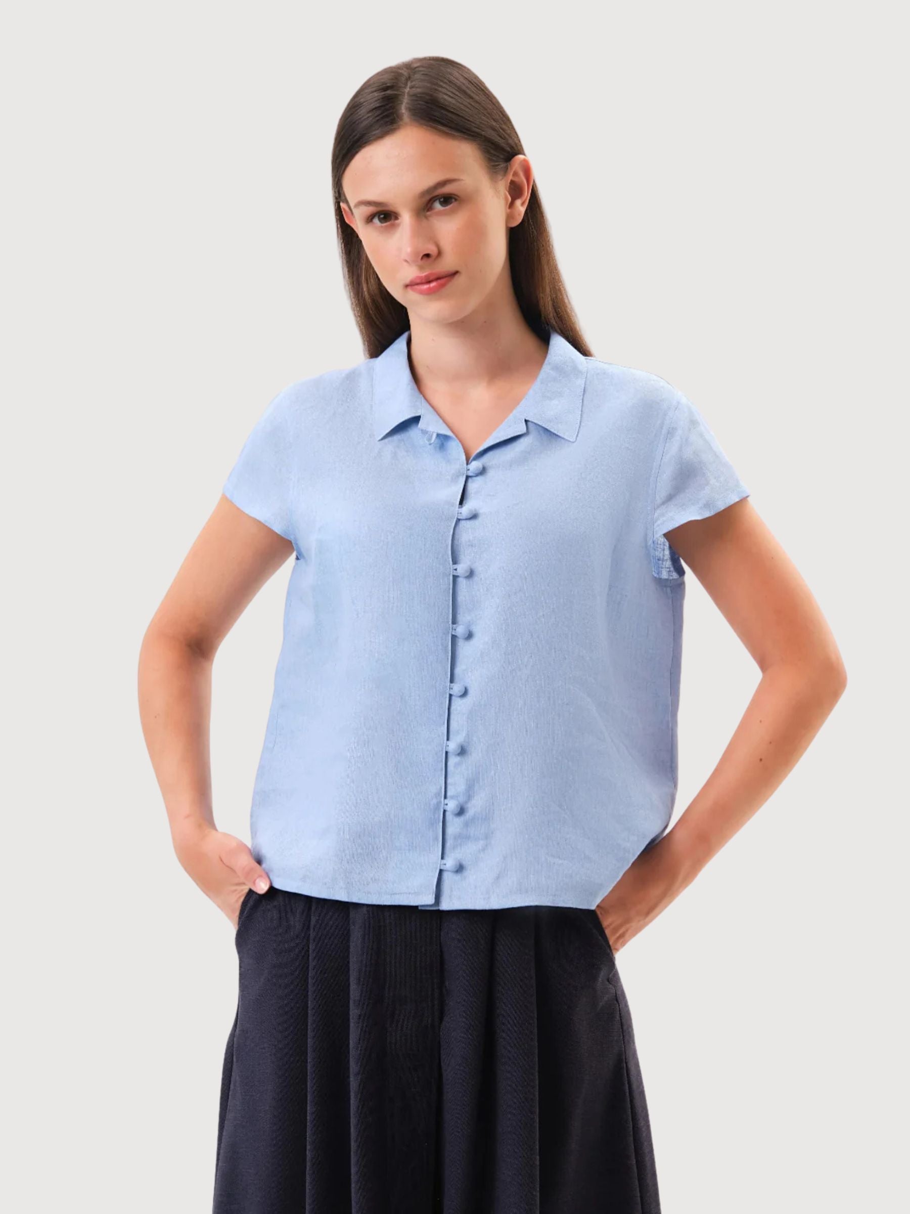 Blusa Barina Hell Blau | Feli und Hans