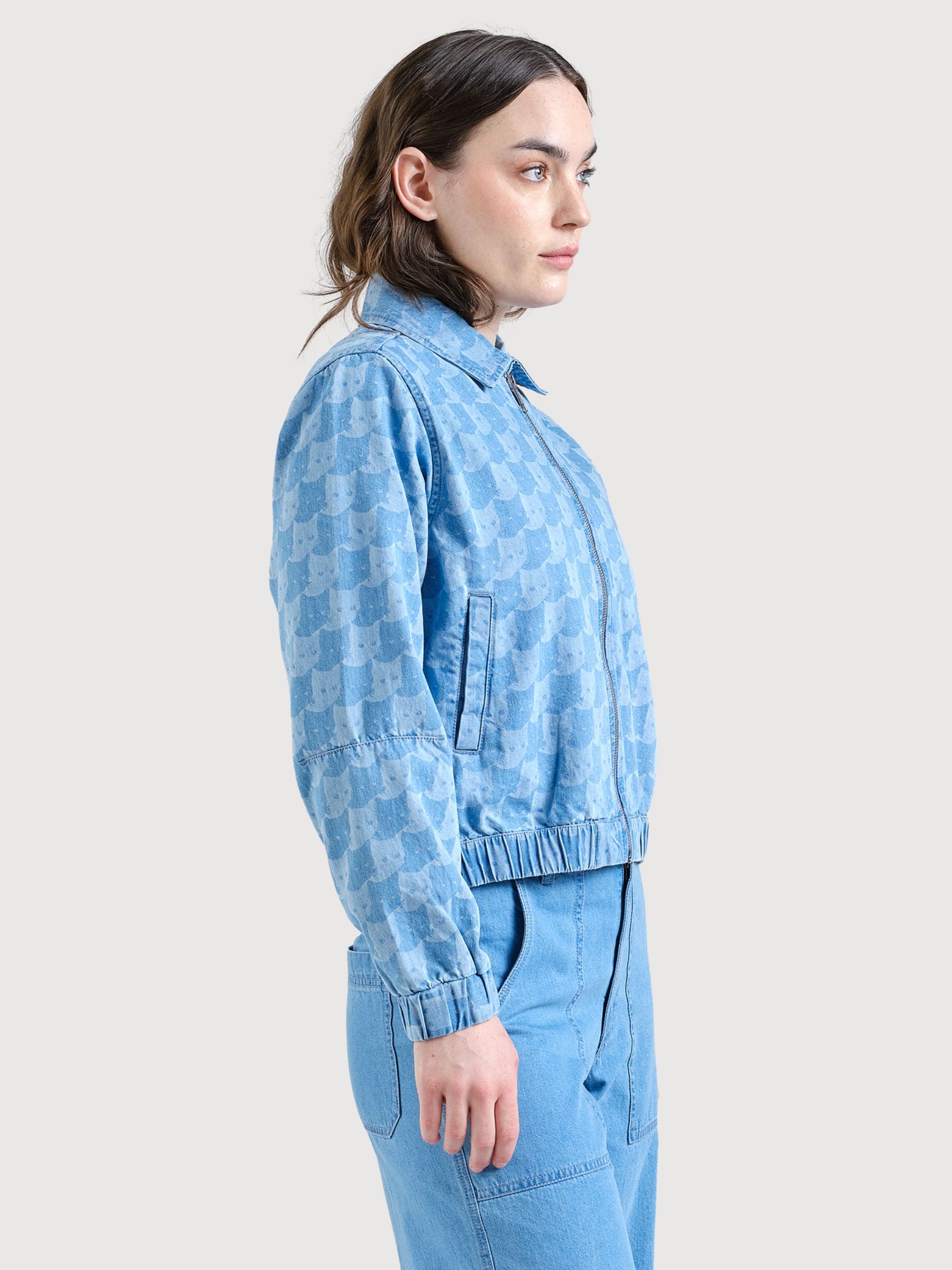 Giacca Sunna Denim PapitaCat LightBlue | Dedicated