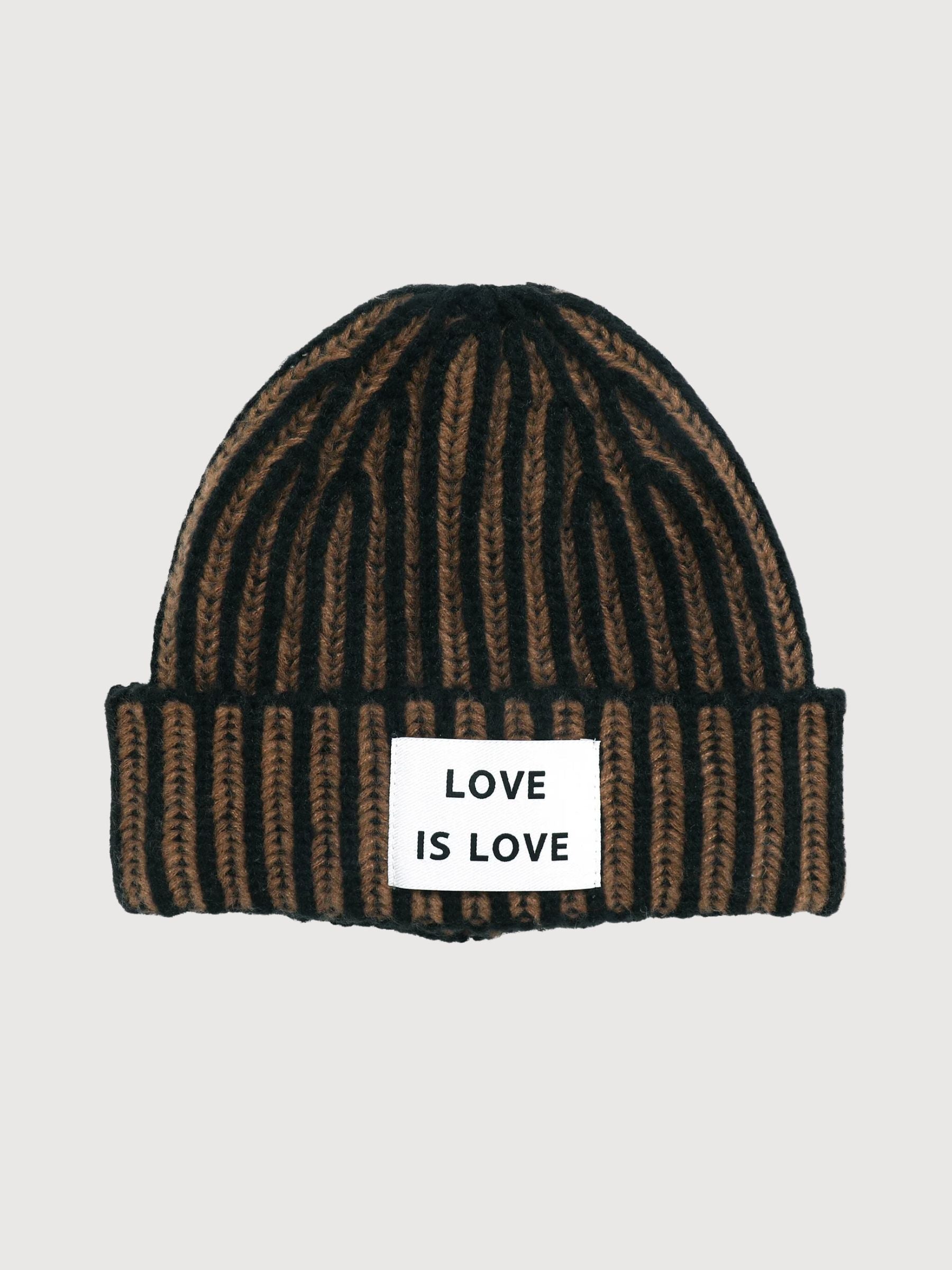 Beanie Love Is Love Brown Unisex | Verb To Do