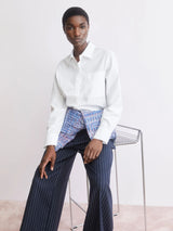 Shirt Loose Poplin White | Armedangels