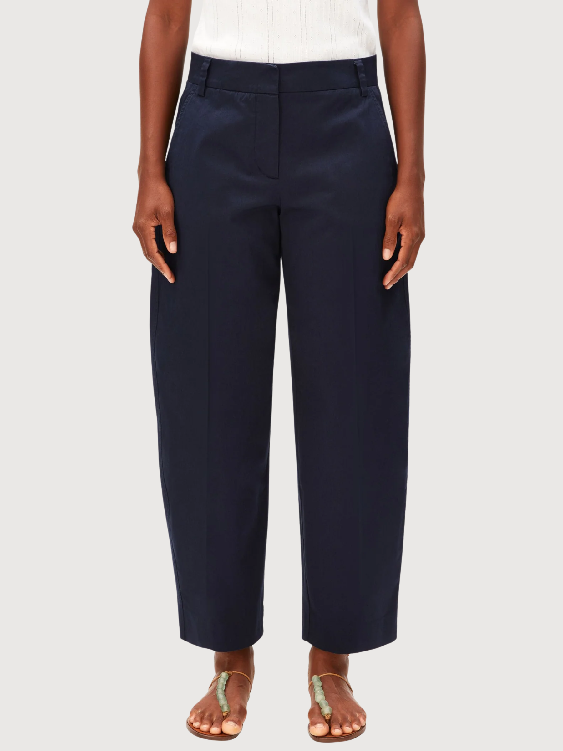 Pantalone Barrel in Twill Night Sky | Armedangels