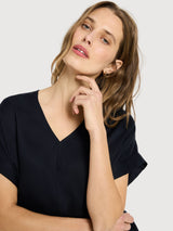 Blouse Tencel Midnight Woman | Lanius