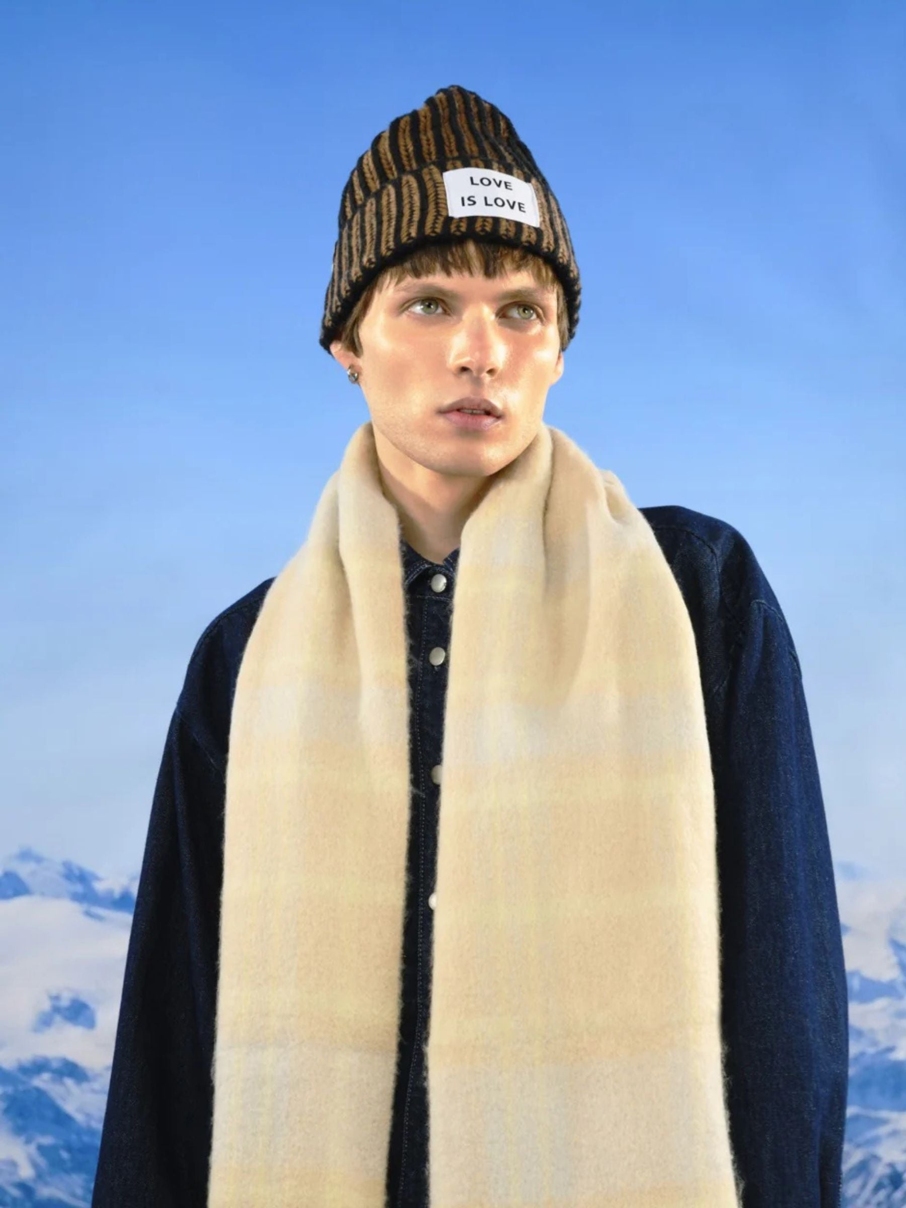 Beanie Love Is Love Brown Unisex | Verb To Do