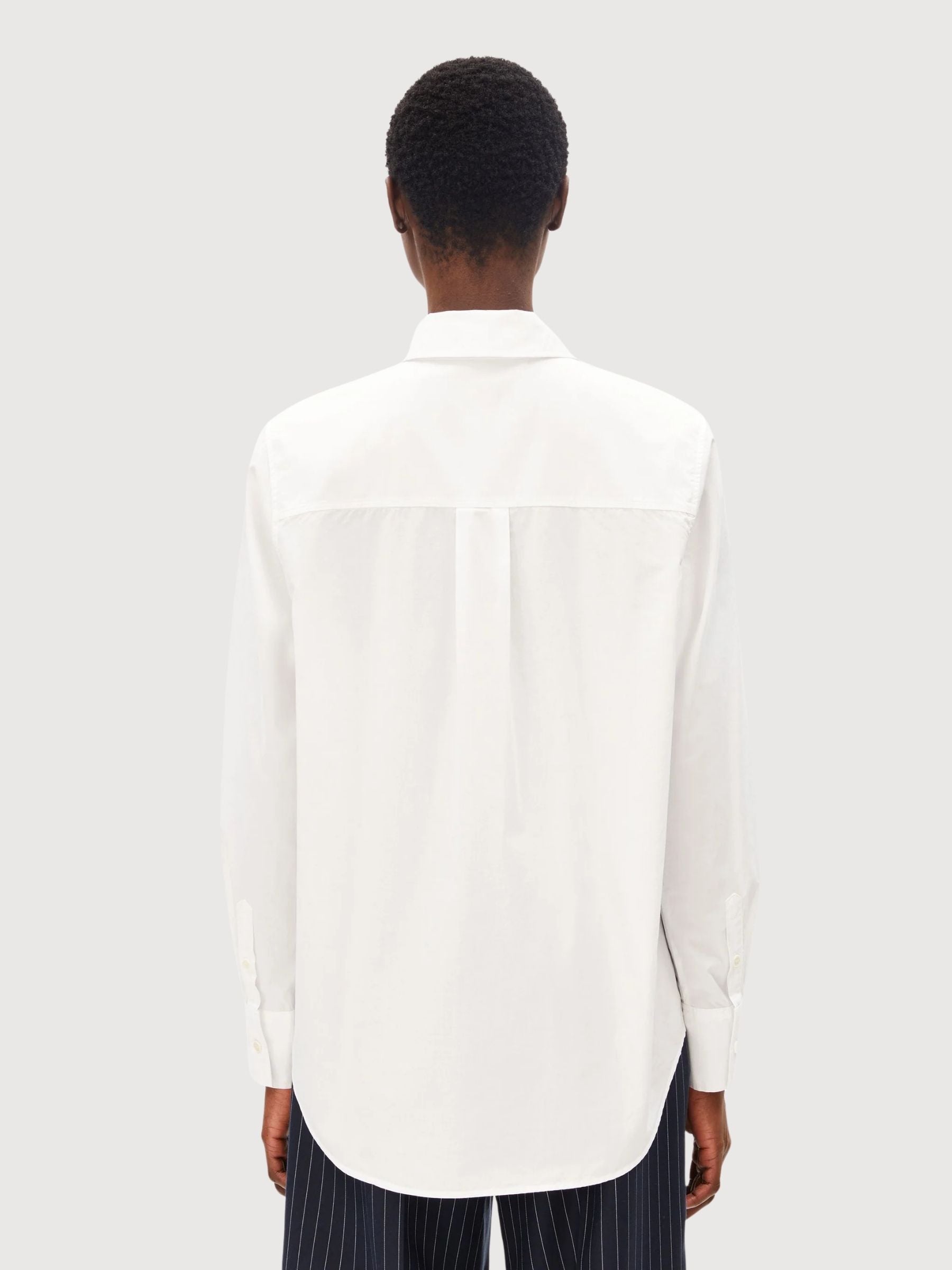 Shirt Loose Poplin White | Armedangels