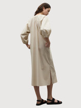 Kleid Serpentina Beige aus TENCEL™ | Ecoalf