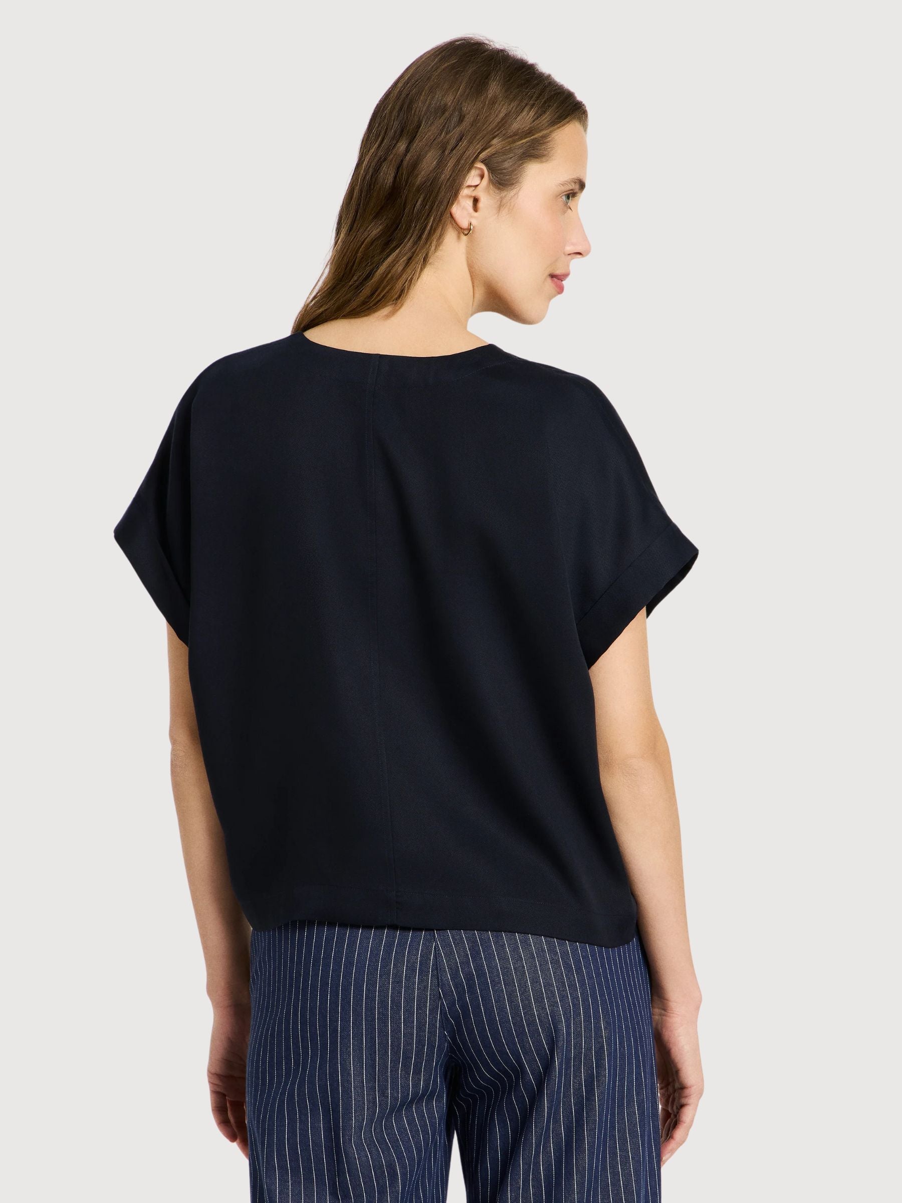 Blouse Tencel Midnight Woman | Lanius