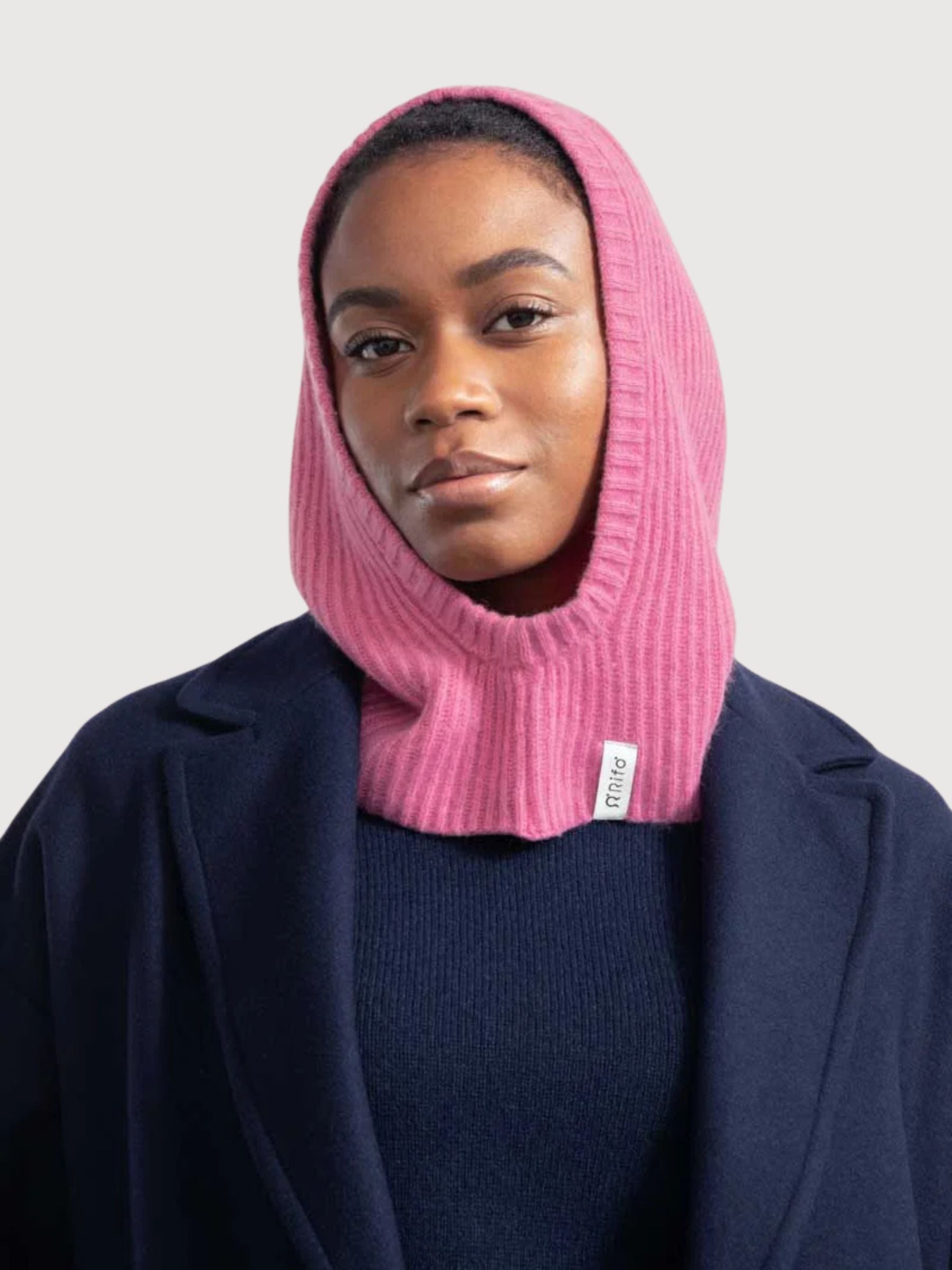 Marika Sturmhaube Pink Unisex Cashmere | Rifò