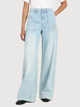 Jeans Tide Light Blue in Cotton | Lanius