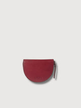 Laura Coin Purse Rosso In Leather | O My Bag
