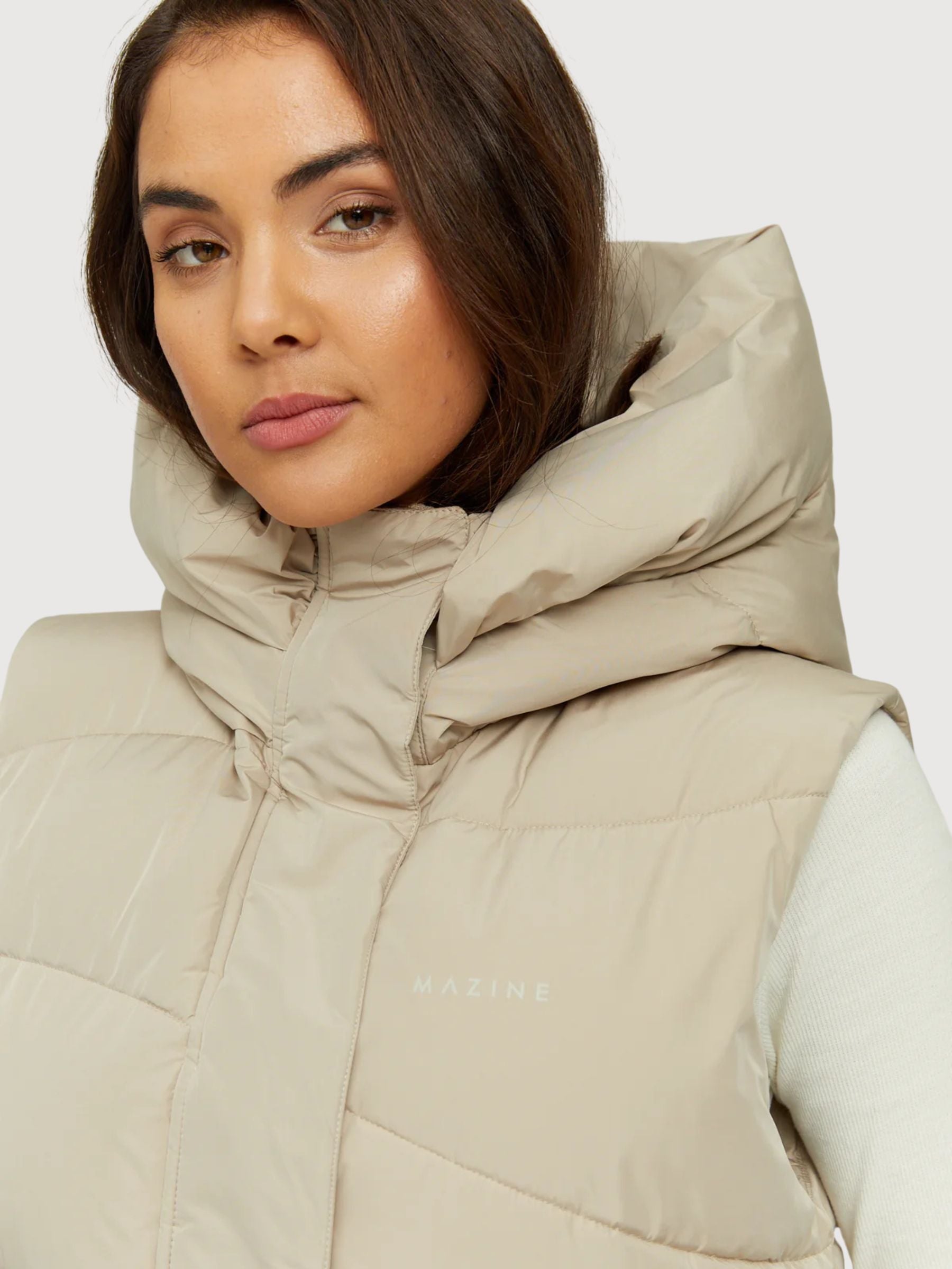 Wanda West Jacke Light Taupe Damen | Mazine