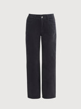 Women’s Corduroy Trousers Dark Blue | PEOPLE WEAR ORGANIC