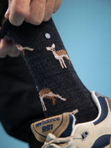 Hirsch Anthrazit Merino Socken | Alfredo Gonzales