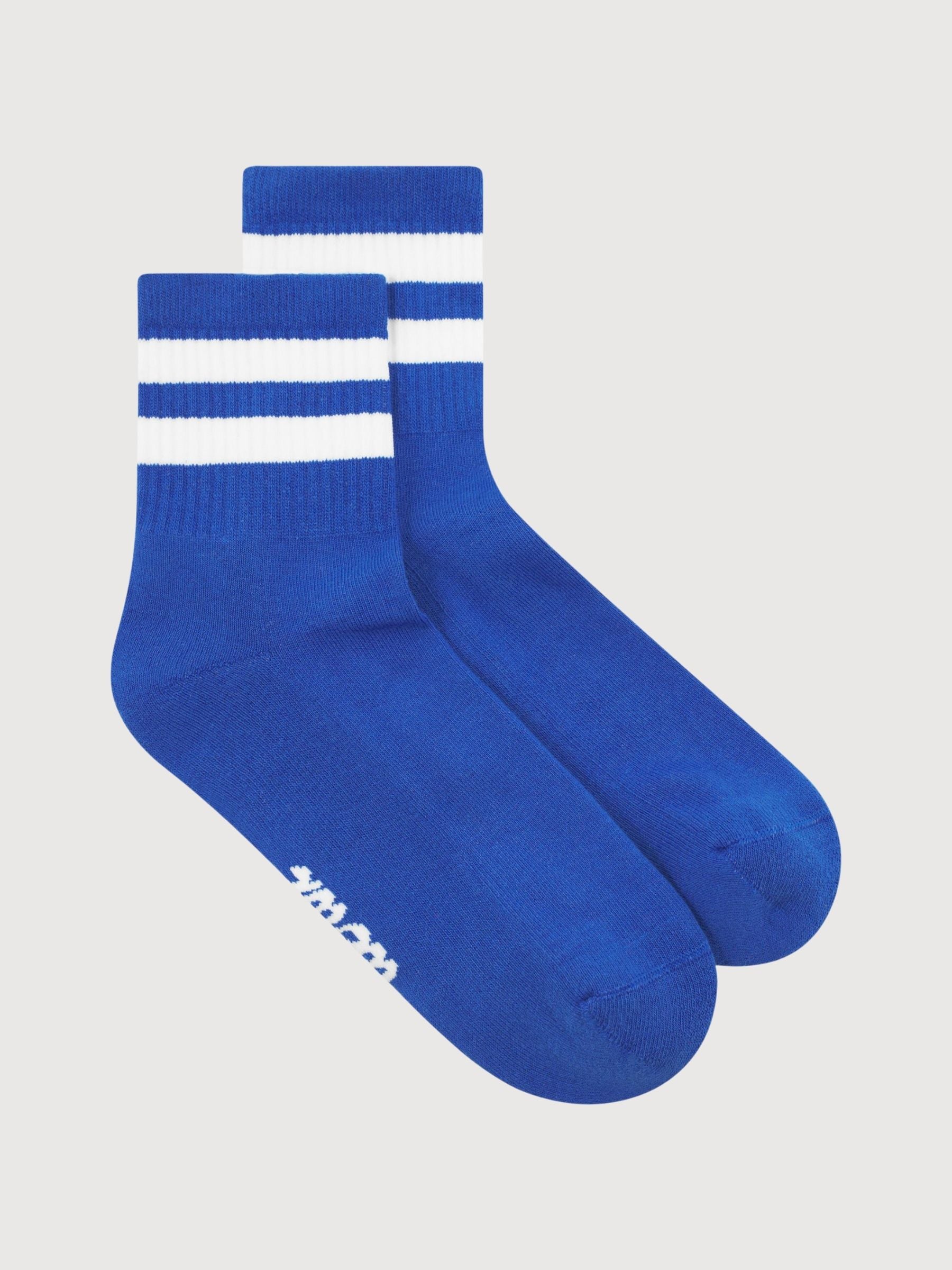 Basic Short gestreift Princess Blau/Weiß | Derbe