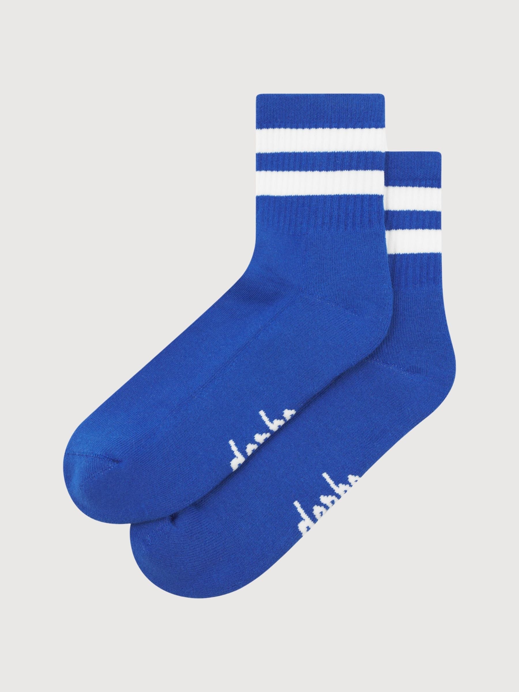 Basic Short gestreift Princess Blau/Weiß | Derbe