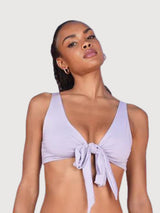 Lilly Lilac Bikini Top in Recycled Poliester I A-dam