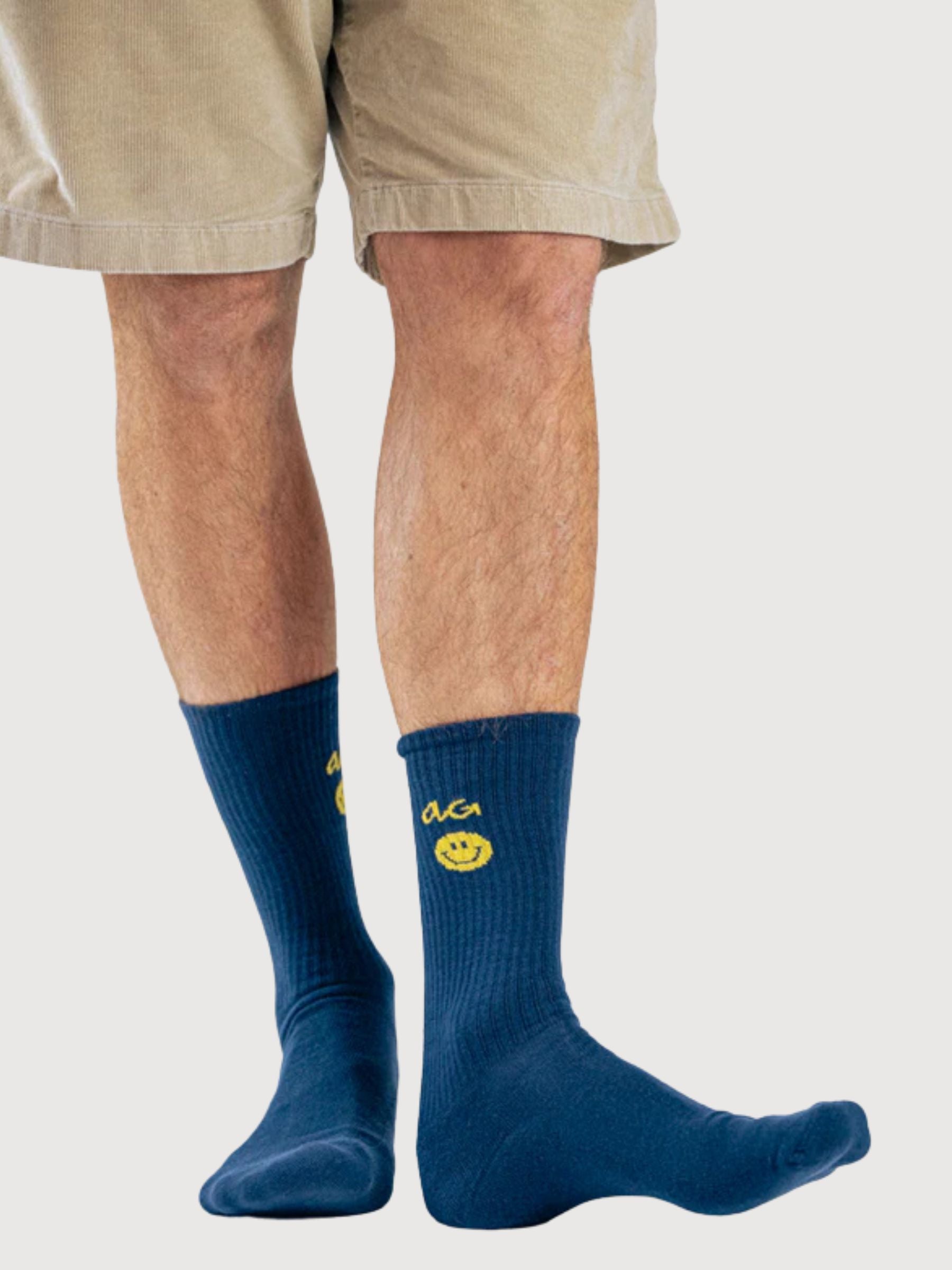 Socks Icon SMiley Navy | Alfredo Gonzales