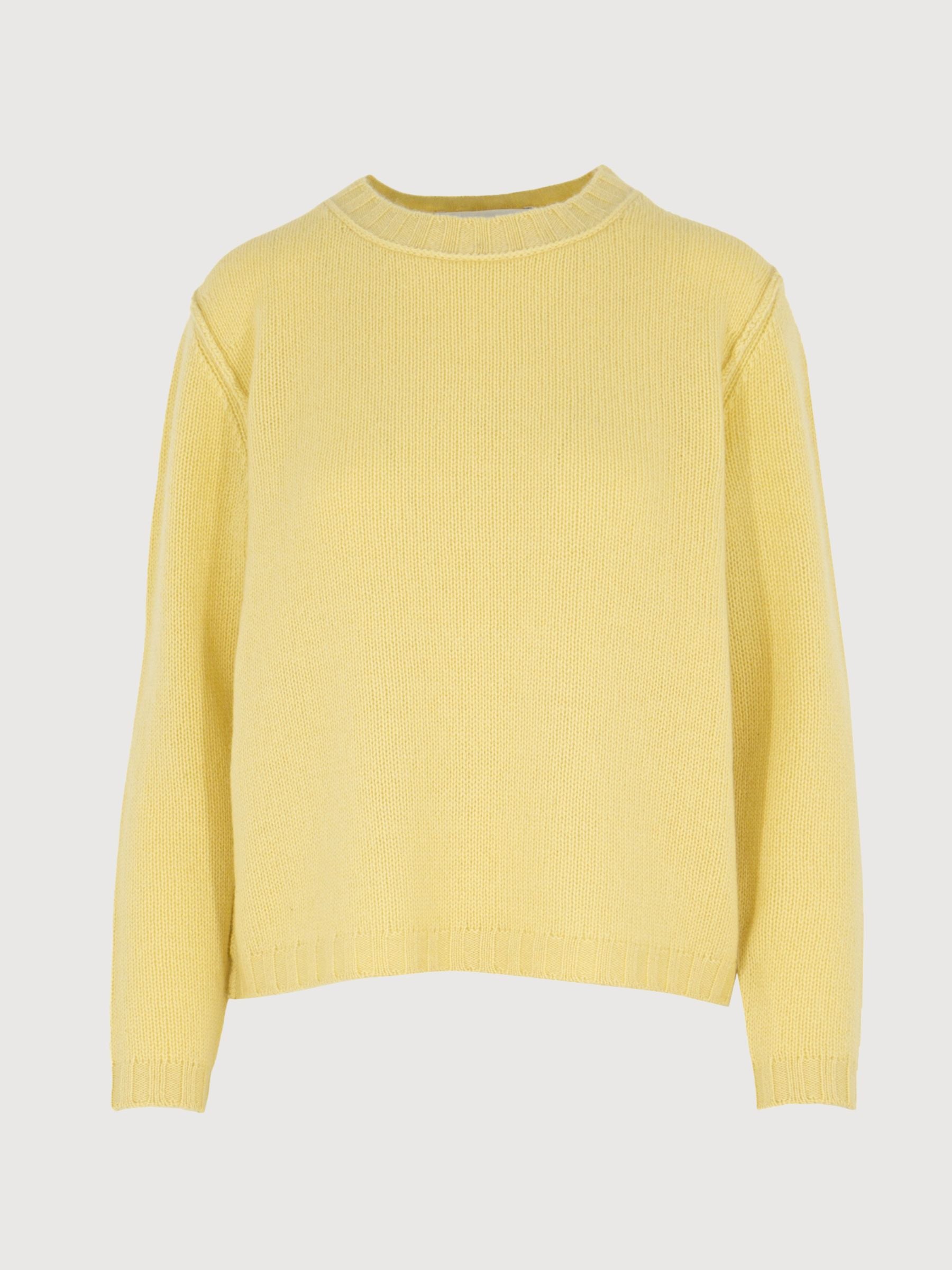 Pullover Basic Cashmere Pastel Yellow | Another Brand