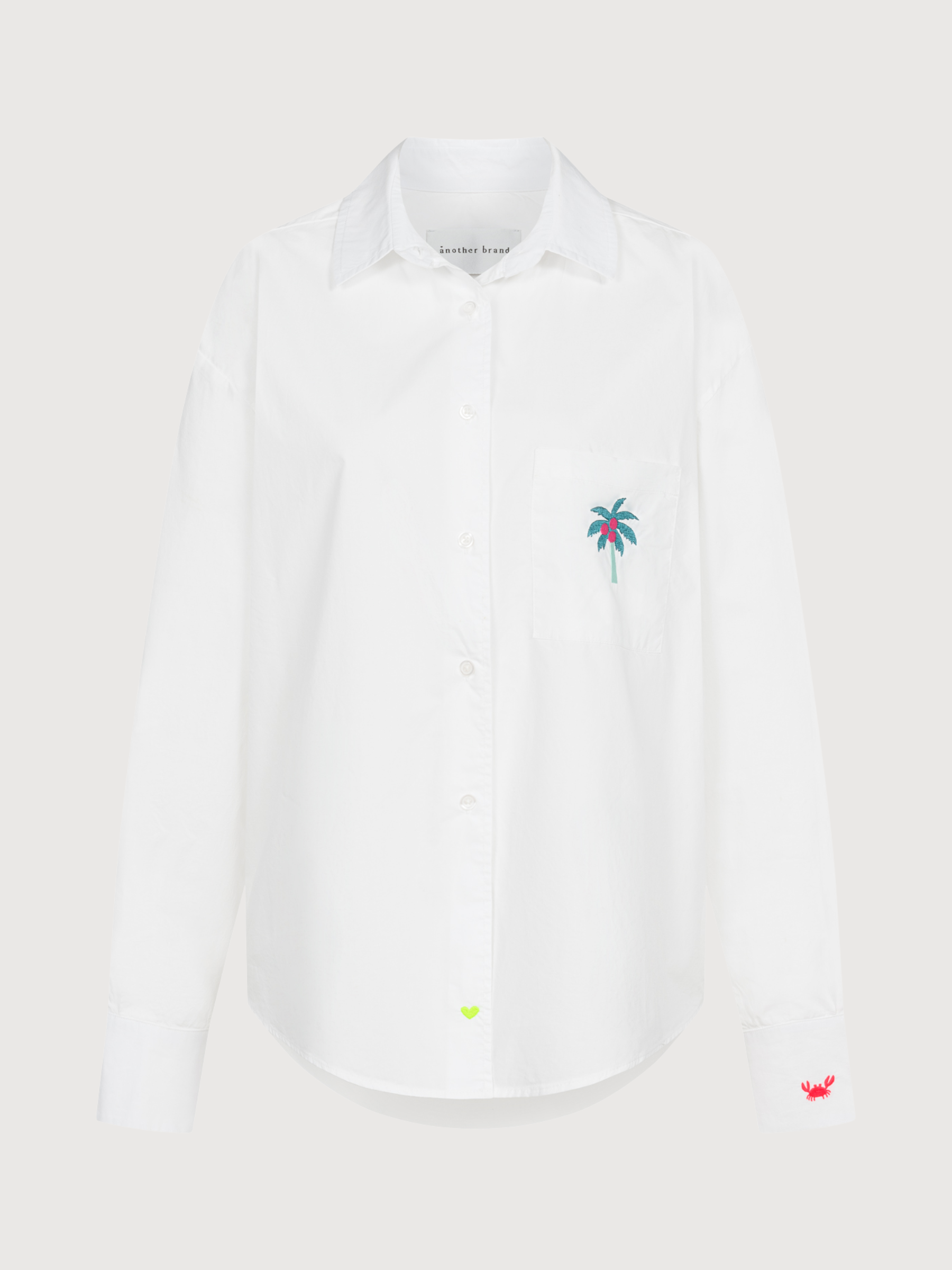 Shirt Popleine White Woman Cotton | Another Brand