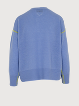 Cardigan con impunture a contrasto Cielo | Another Brand