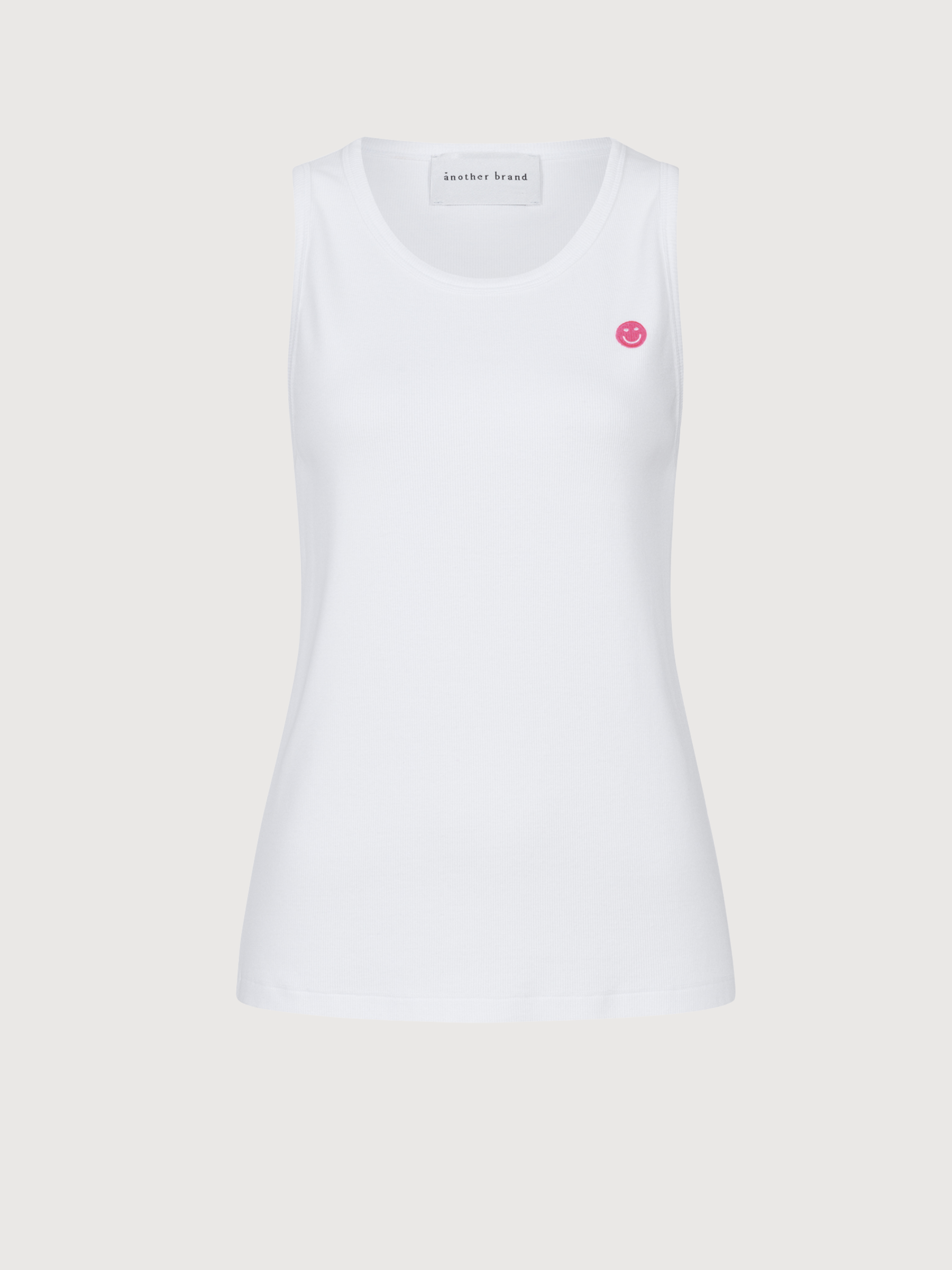 Top a costine bianco Donna |  Another Brand