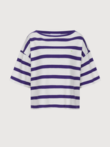Felpa a maniche corte a righe | ANOTHER BRAND