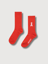 Saamus Bold Red Socks | Armedangels