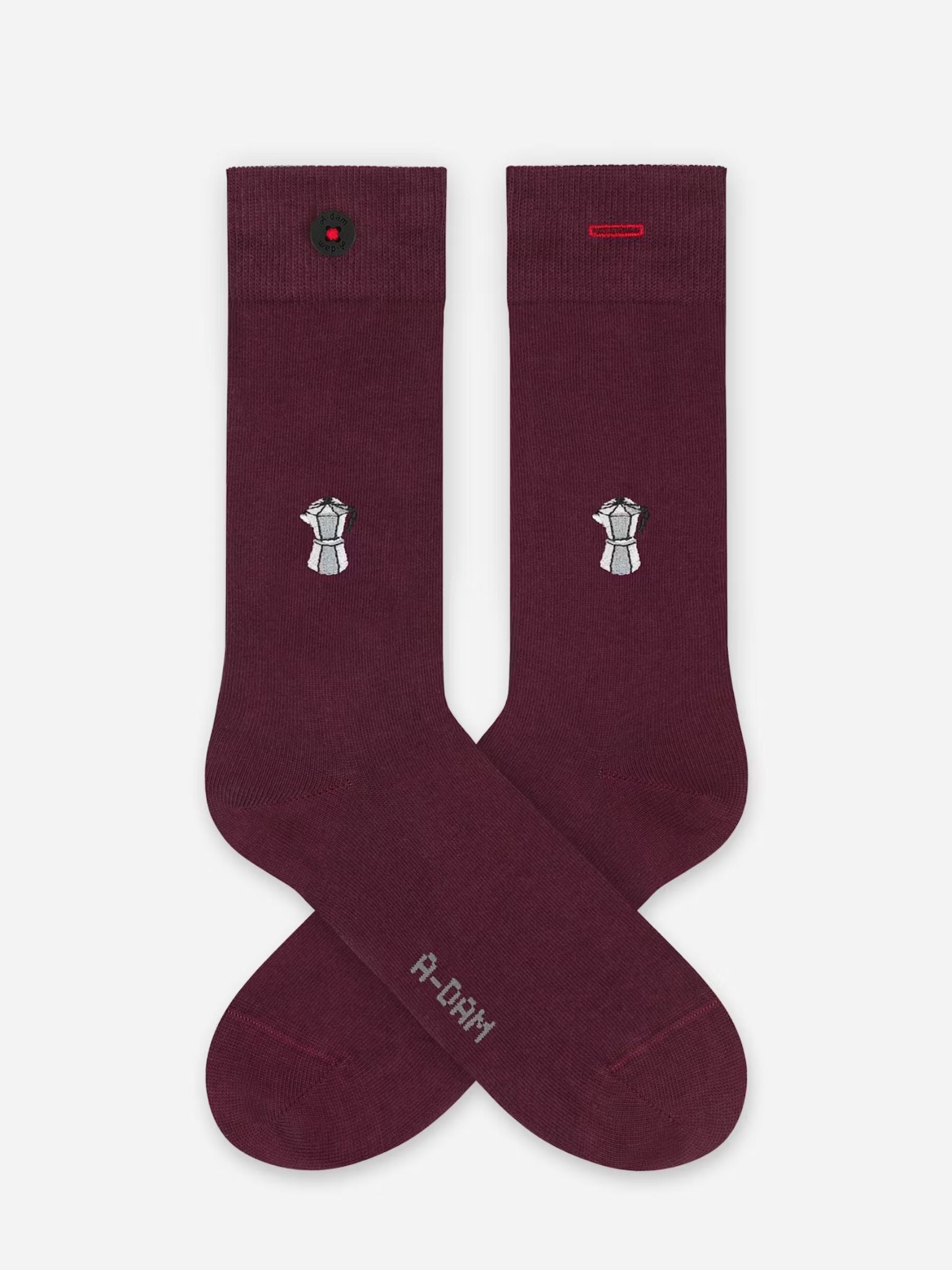 Socken Burgund Percolato | A-Dam