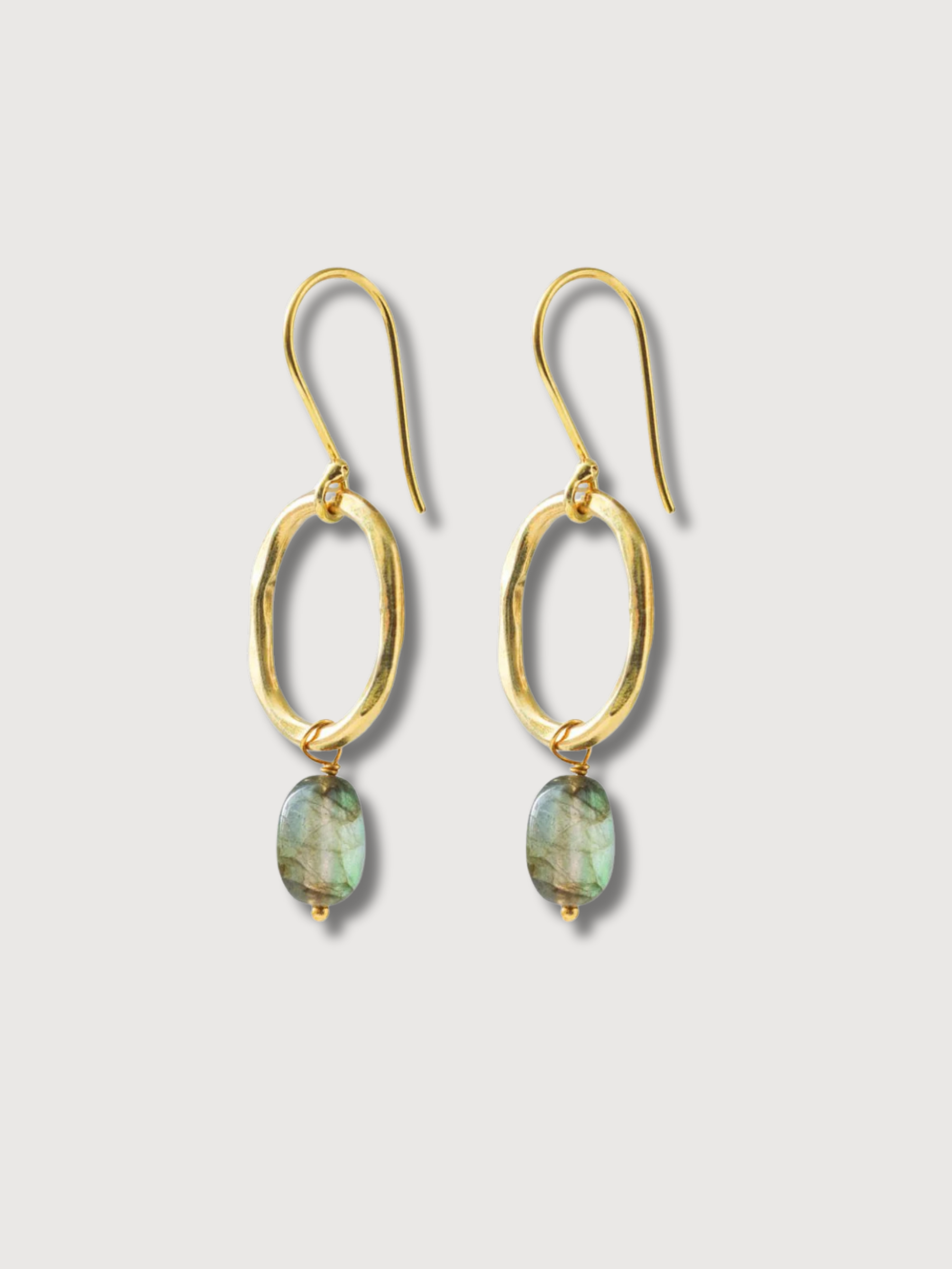 Graceful Earrings Gold Labradorite I A Beautiful S