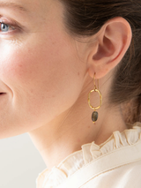 Graceful Earrings Gold Labradorite I A Beautiful S