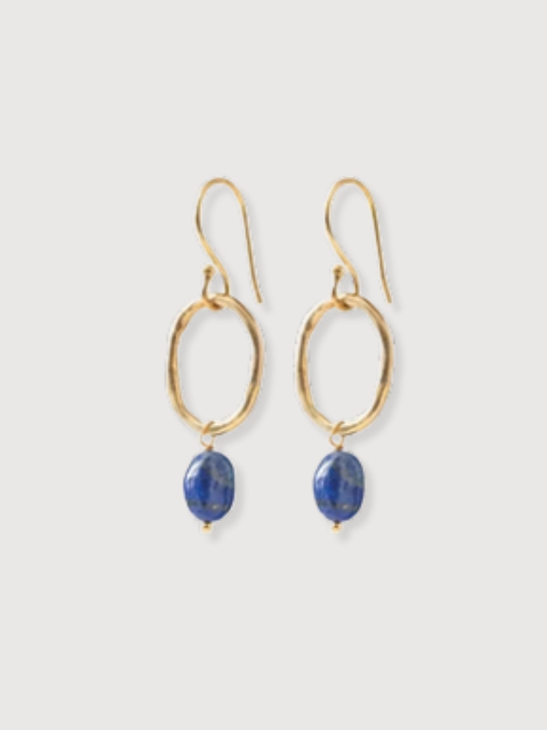 Earrings Graceful Lapis Lazuli | A Beautiful Story