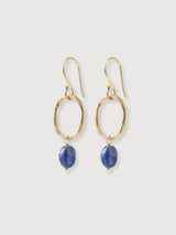 Earrings Graceful Lapis Lazuli | A Beautiful Story