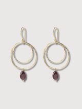 Enjoyable Earrings Garnet | A Beautiful Story