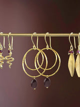 Enjoyable Earrings Garnet | A Beautiful Story