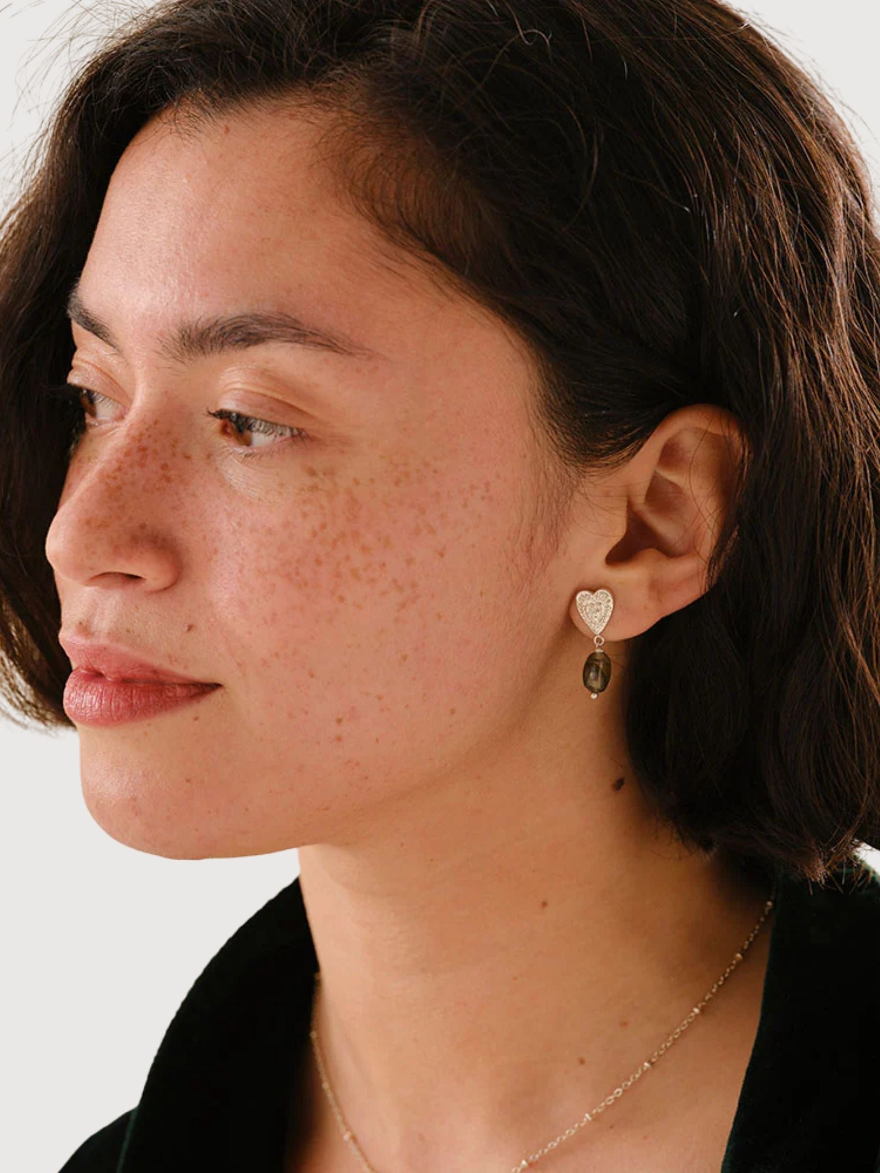 Orecchini di labradorite celeste SP | A Beautiful Story