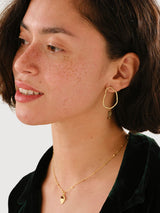 Bravery Earrings Labradorite Gold | A Beautiful Story