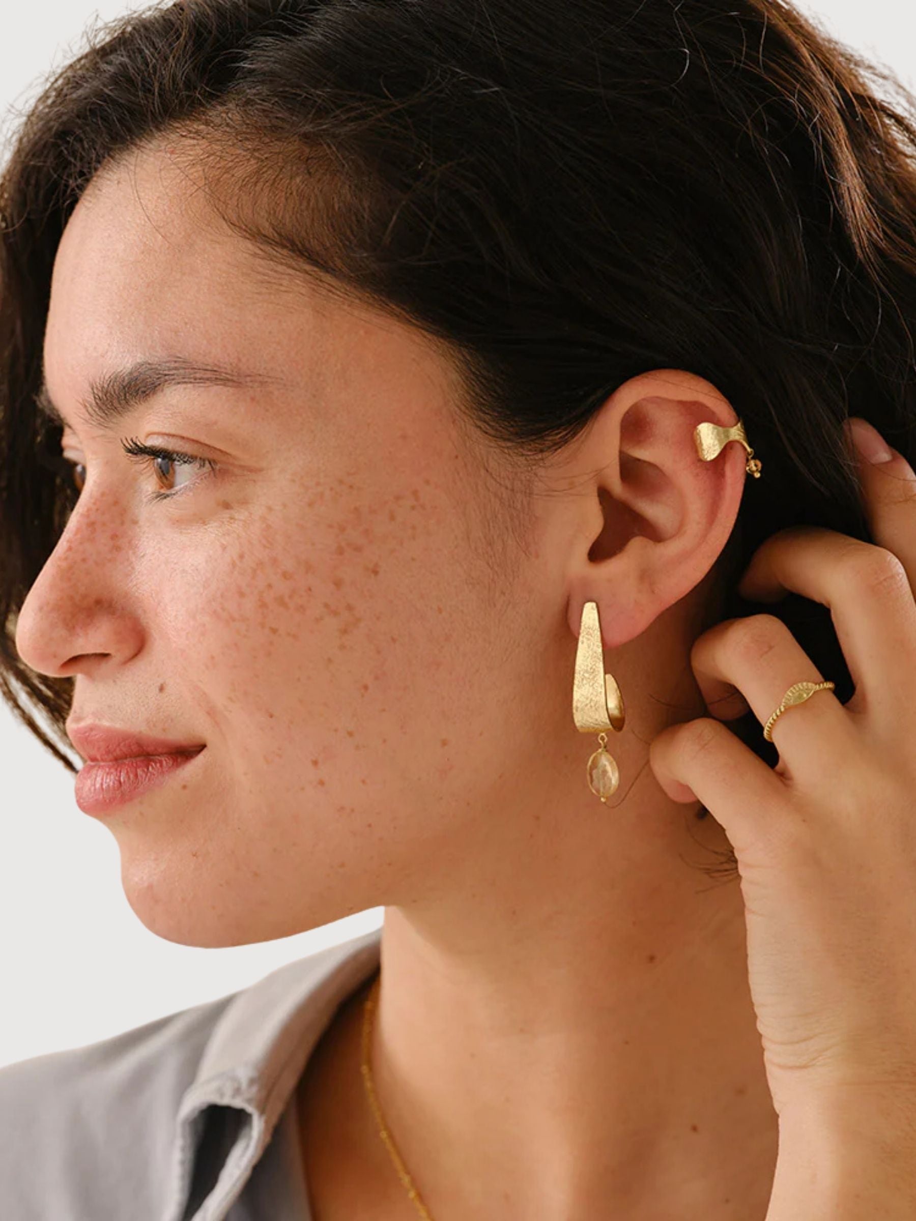 Atemberaubende Citrin-Ohrringe GP | A Beautiful Story