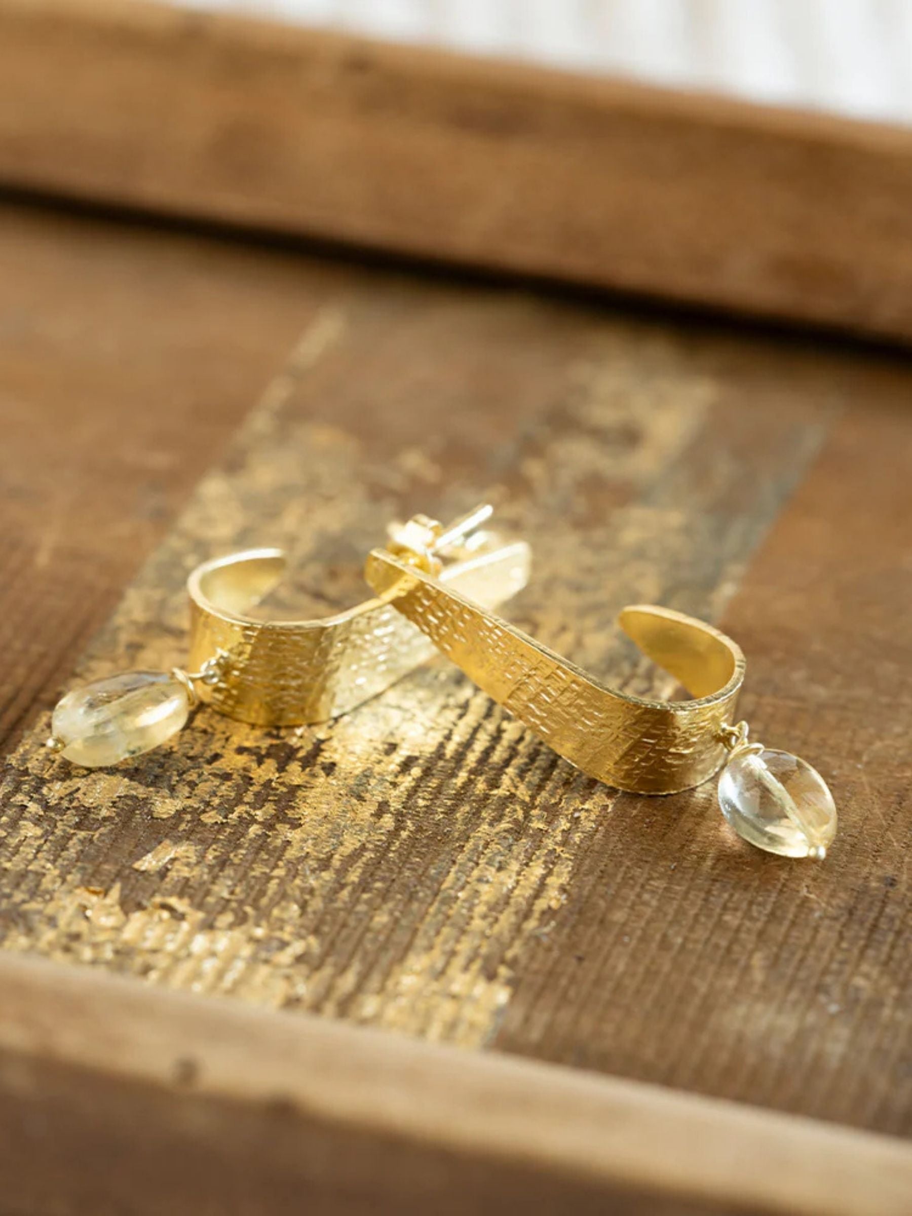 Atemberaubende Citrin-Ohrringe GP | A Beautiful Story