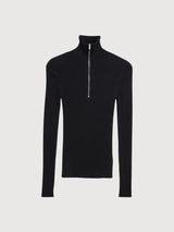 Cotton Knit Sweater Black | ARMEDANGELS