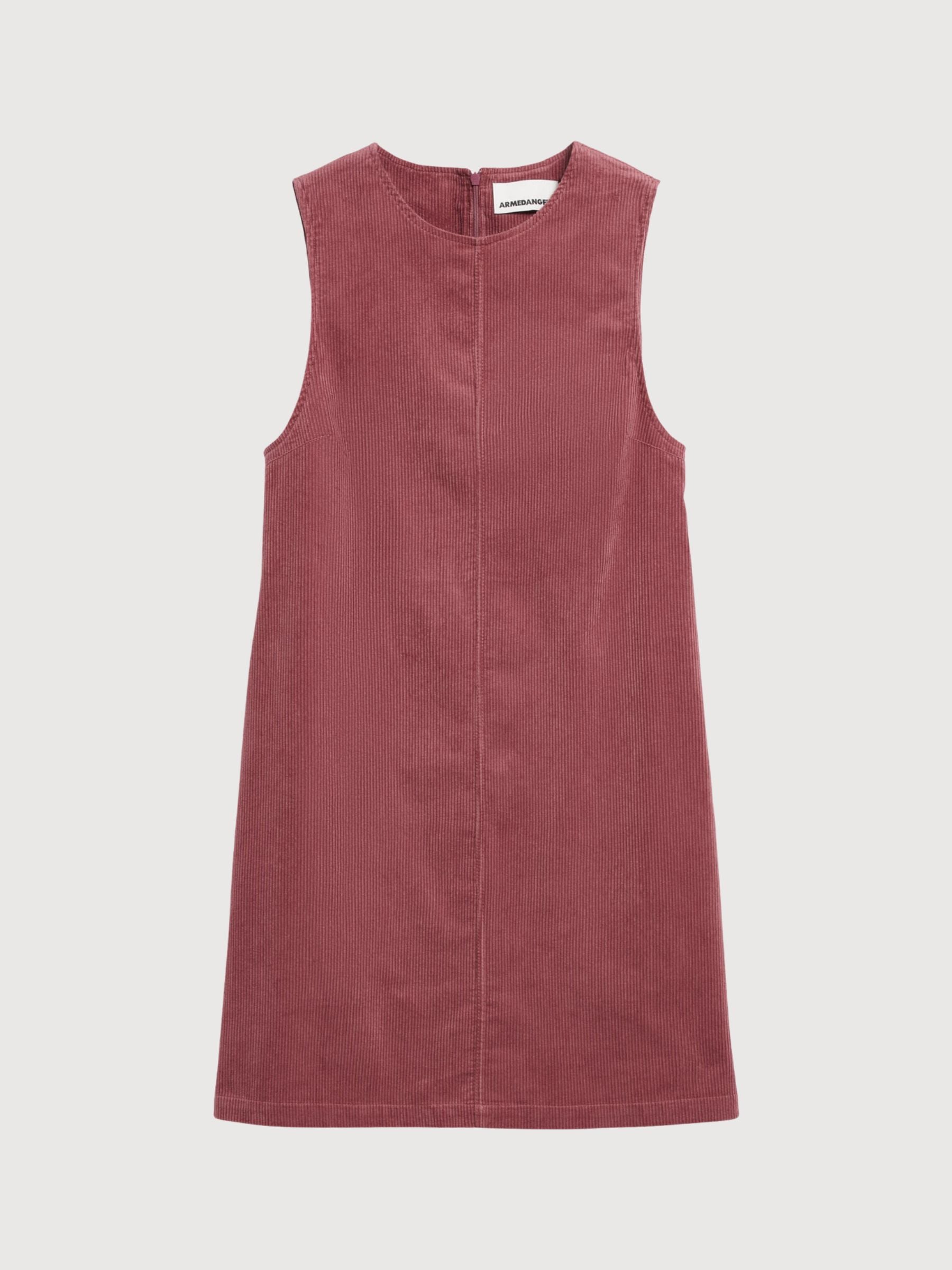 Corduroy Mini Dress Velvet Ember | ARMEDANGELS