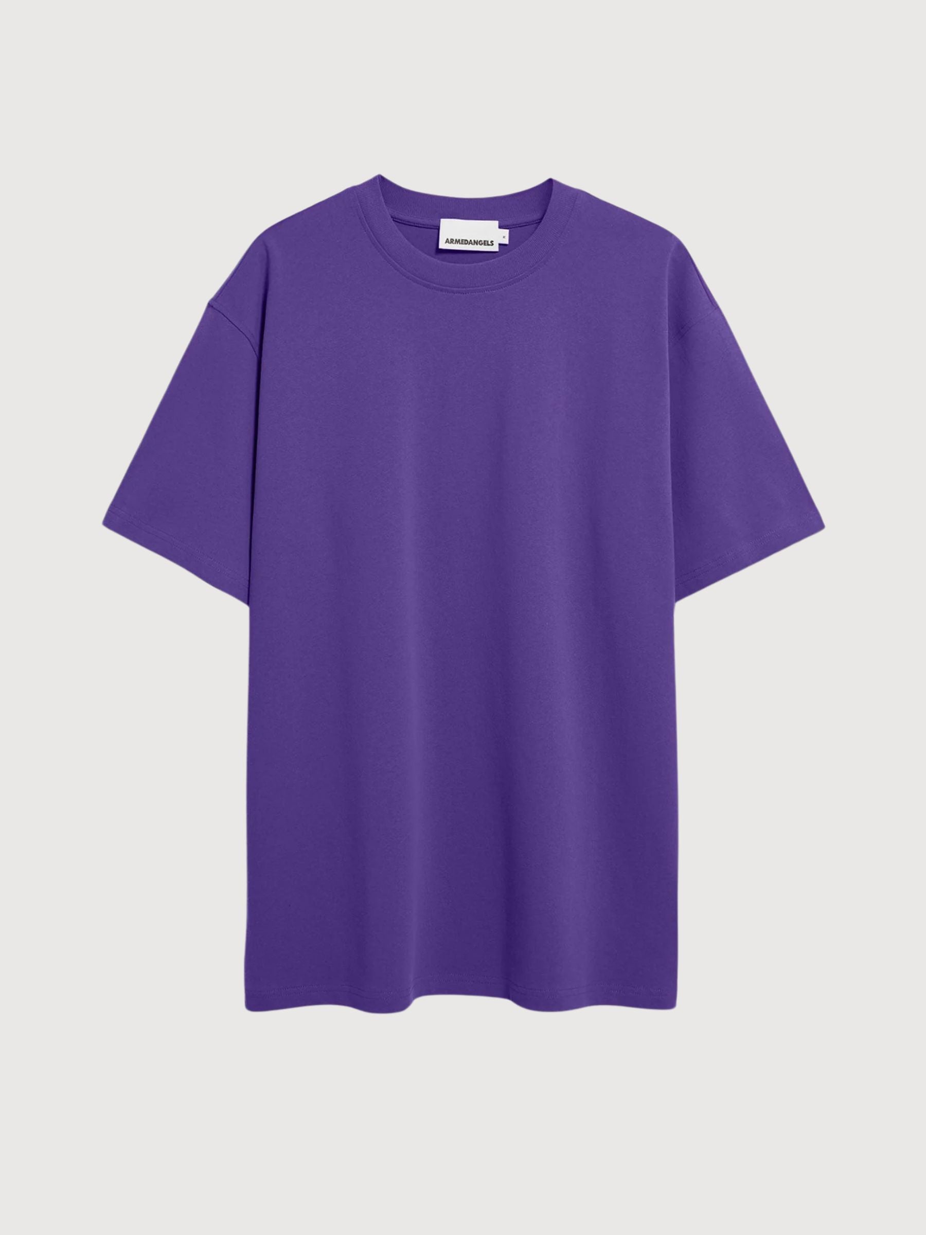 T-Shirt Maarkos Heavy Pungent Purple | Armedangels
