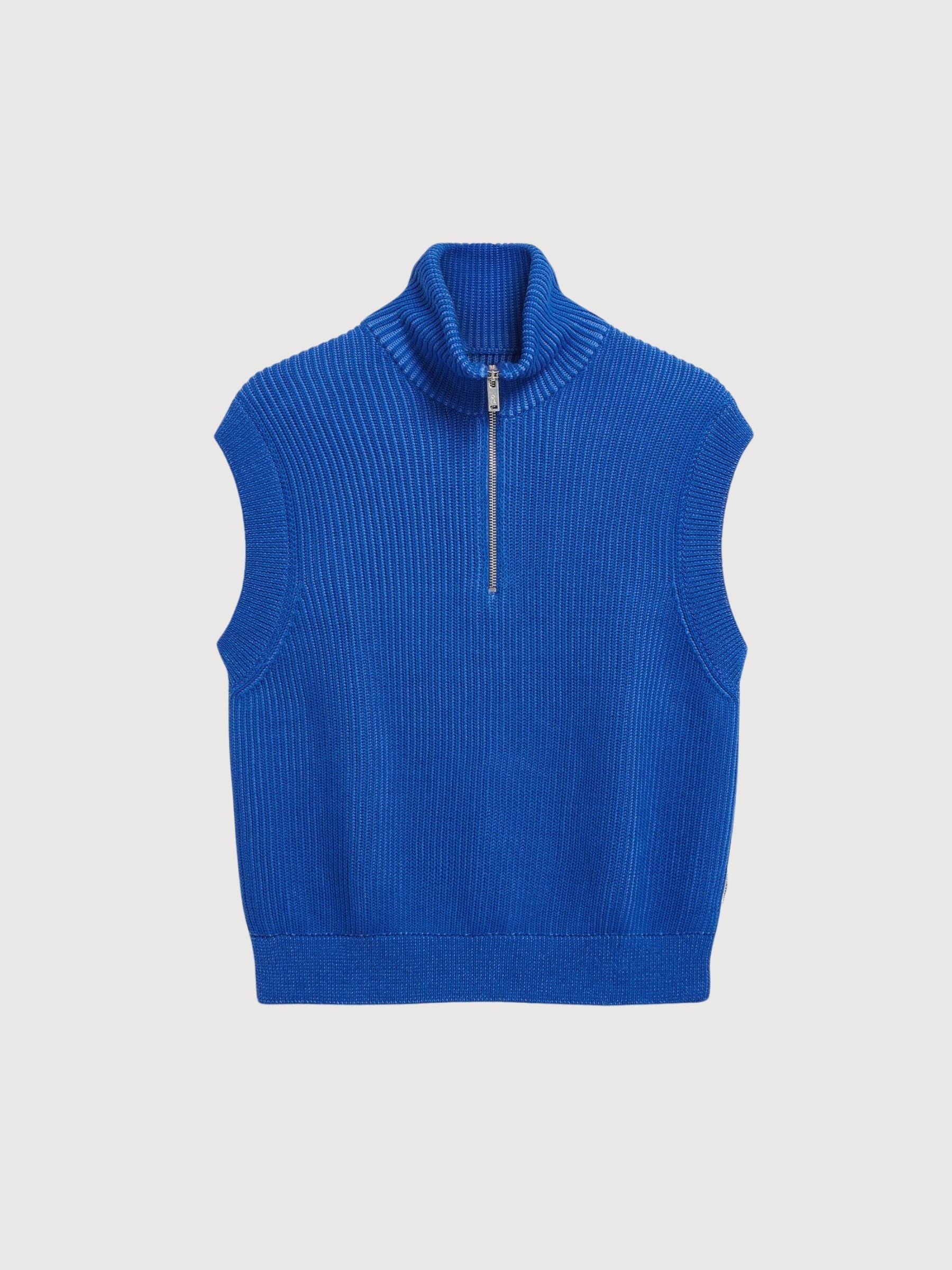 Gilet in maglia Vanise Dynamo Blue | Armedangels